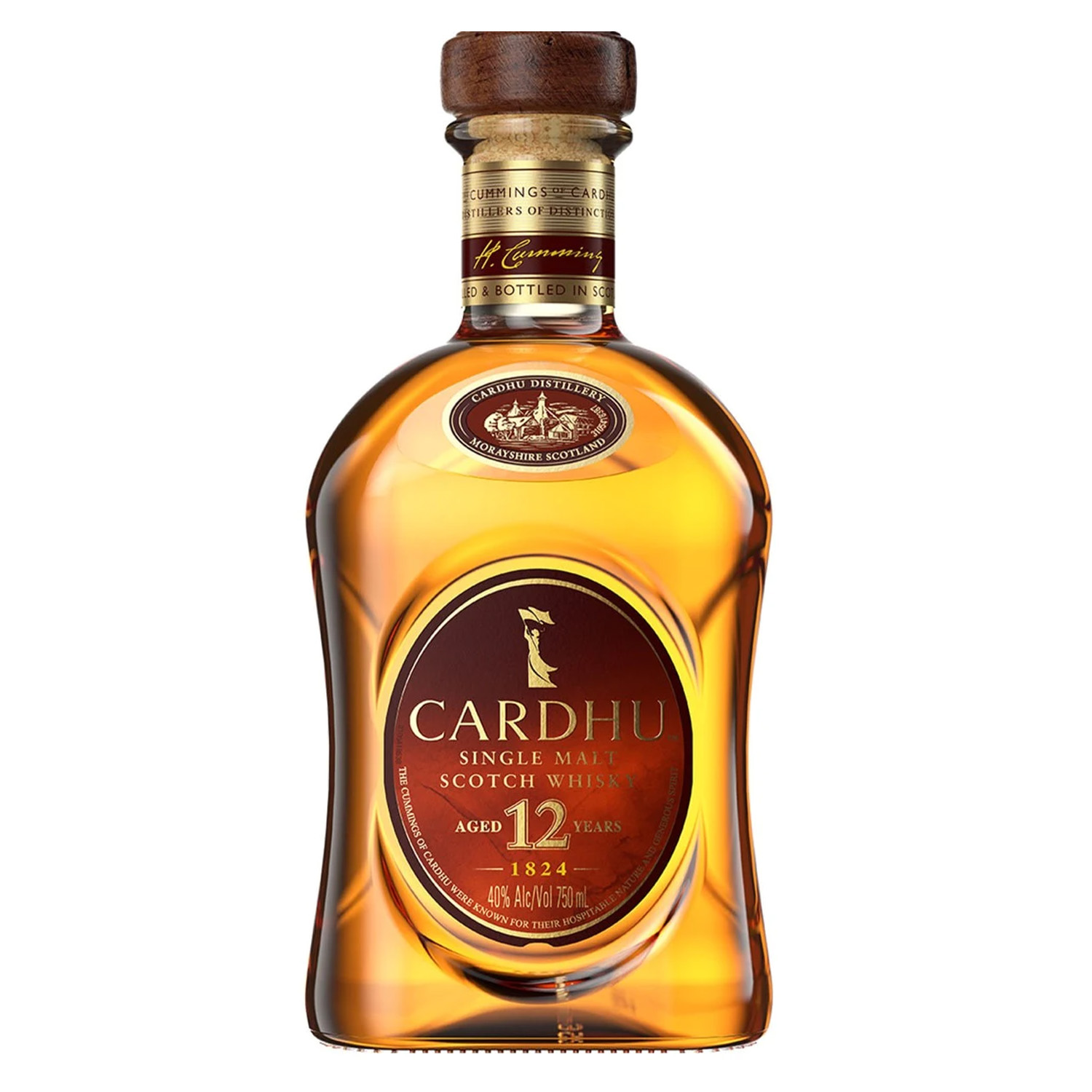 WHISKY CARDHU 12 AÑOS 70 CL