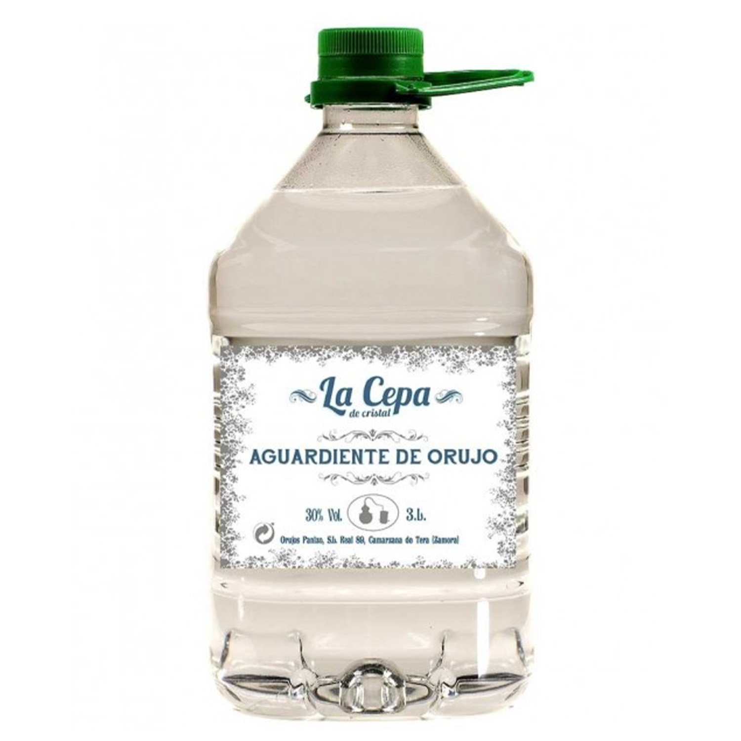 AGUARDIENTE ORUJO CEPA CRISTAL GARRAFA 3 LITROS