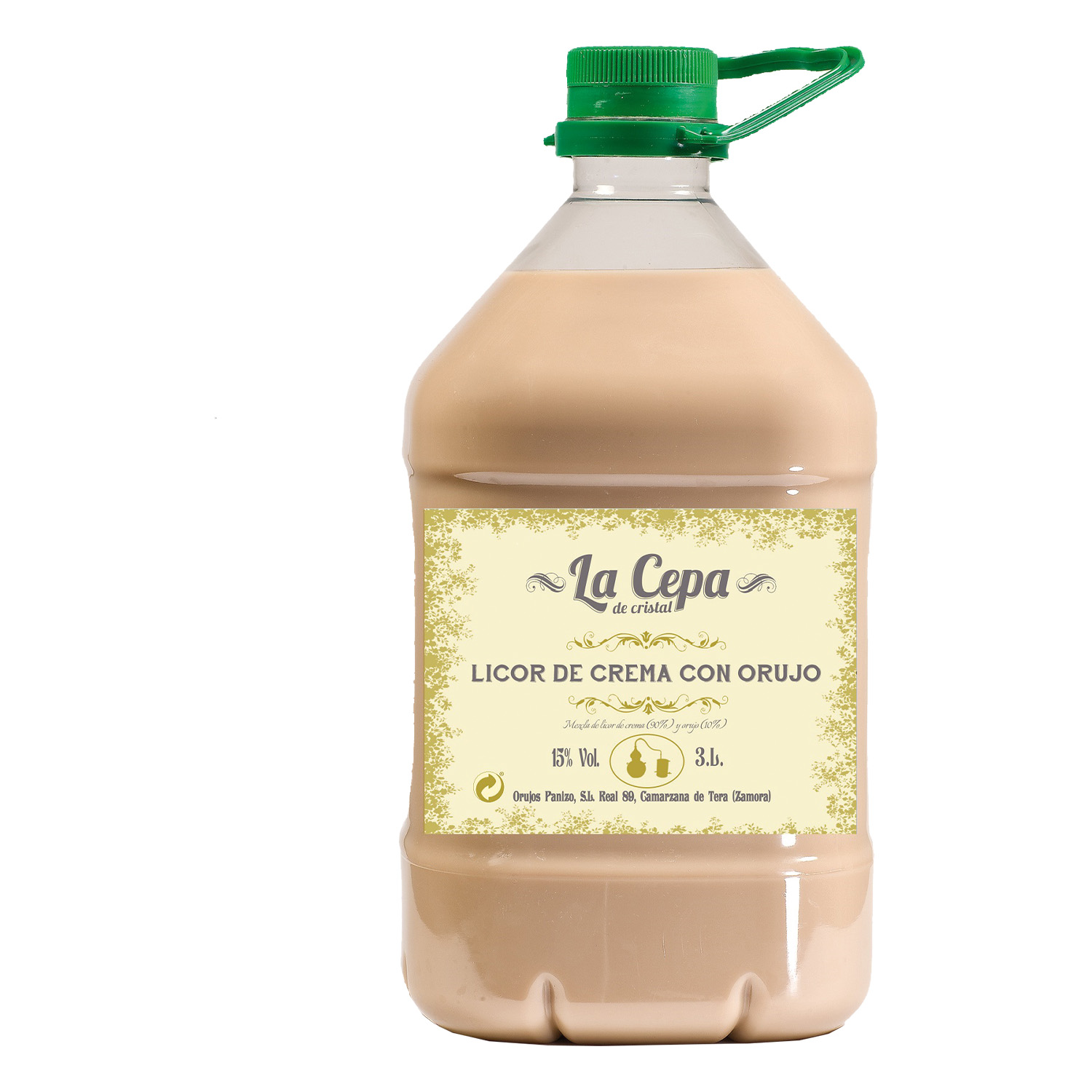 CREMA ORUJO CEPA CRISTAL GARRAFA 3 LITROS
