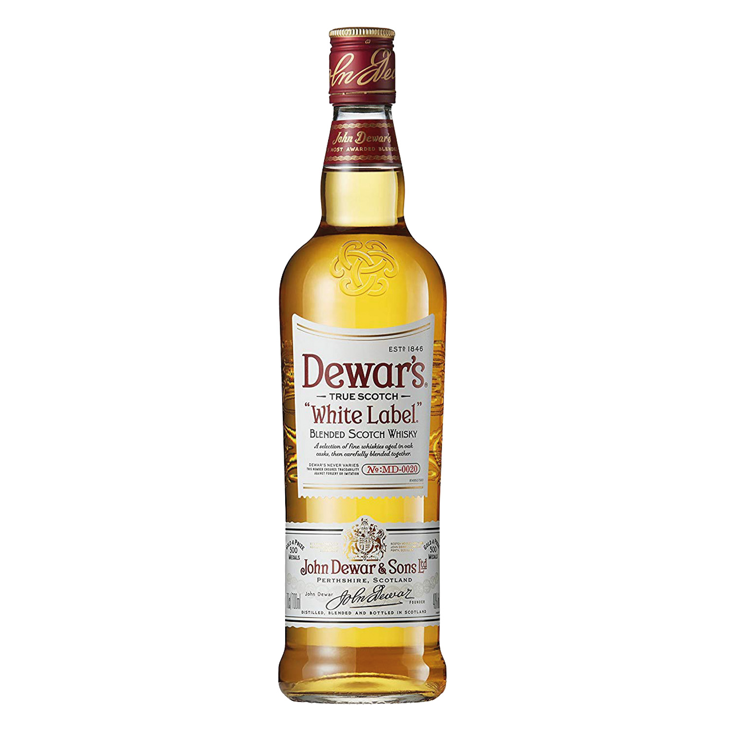 WHISKY WHITE LABEL 70 CL