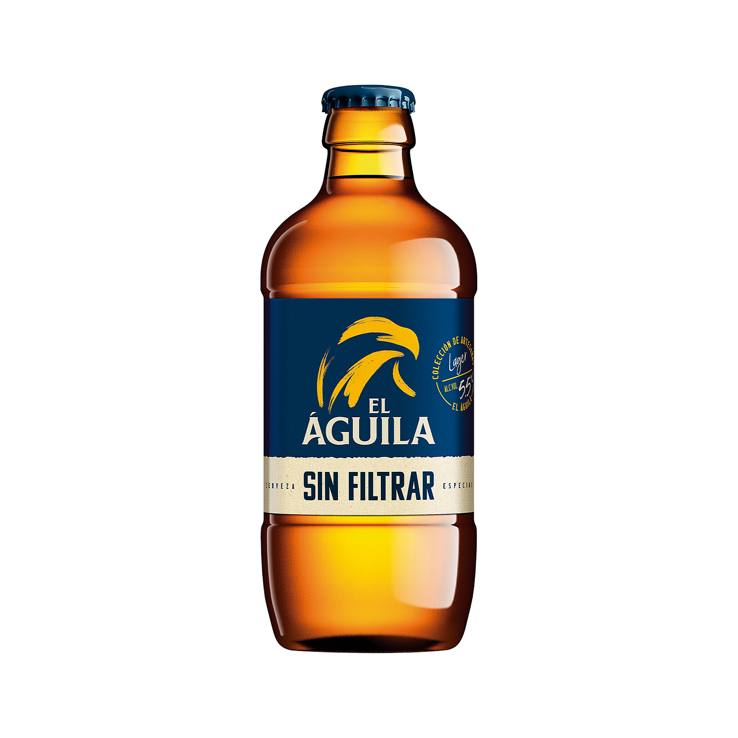 EL
  AGUILA SIN FILTRAR 1/3 RETORNABLE 20 UDS