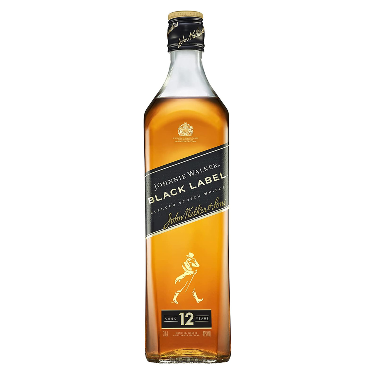 WHISKY JOHNNIE WALKER BLACK 70 CL