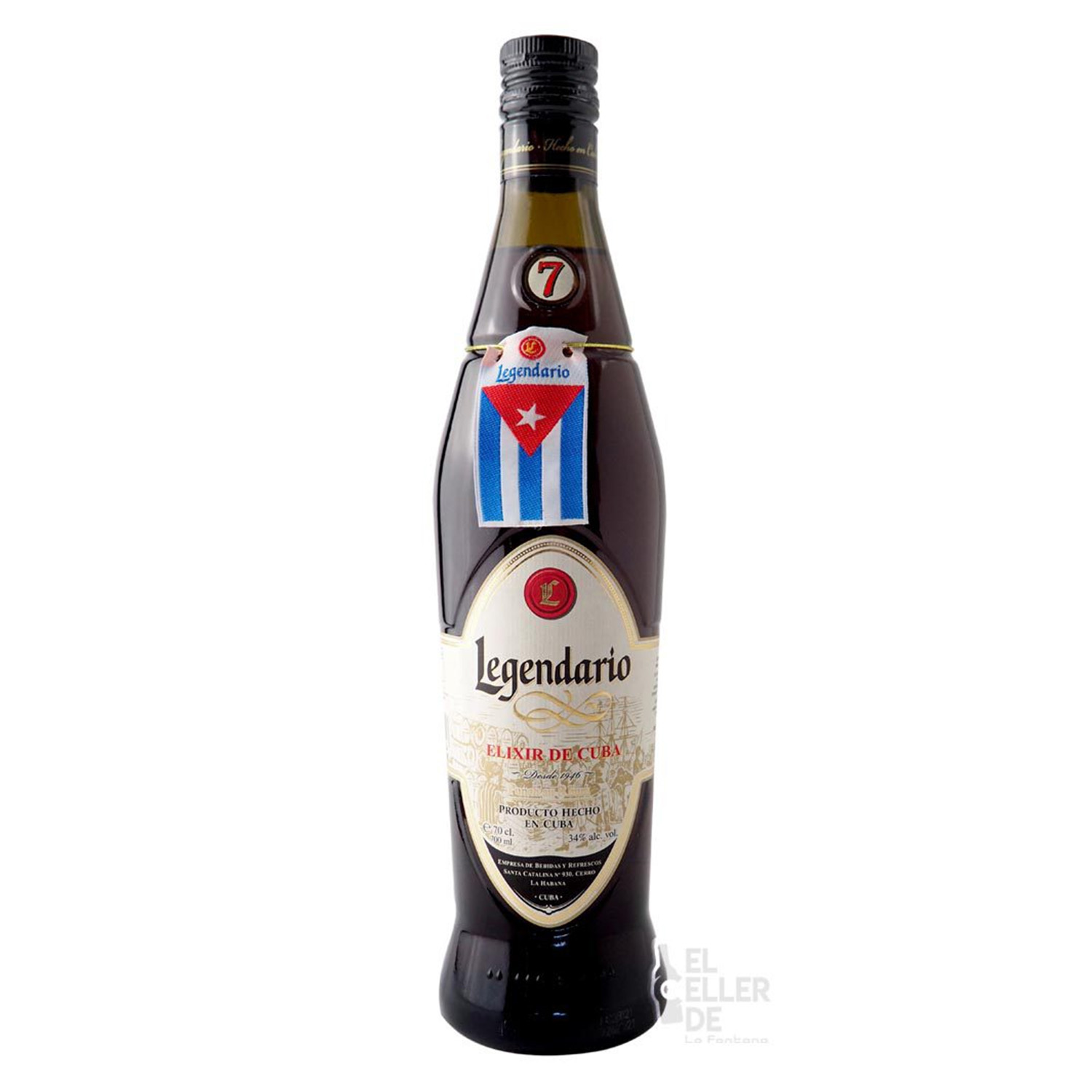 RON LEGENDARIO ELIXIR CUBA 70 CL