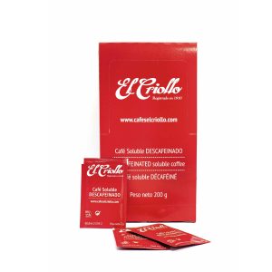 CAFE DESCAFEINADO SOLUBLE EL CRIOLLO 100
  UDS